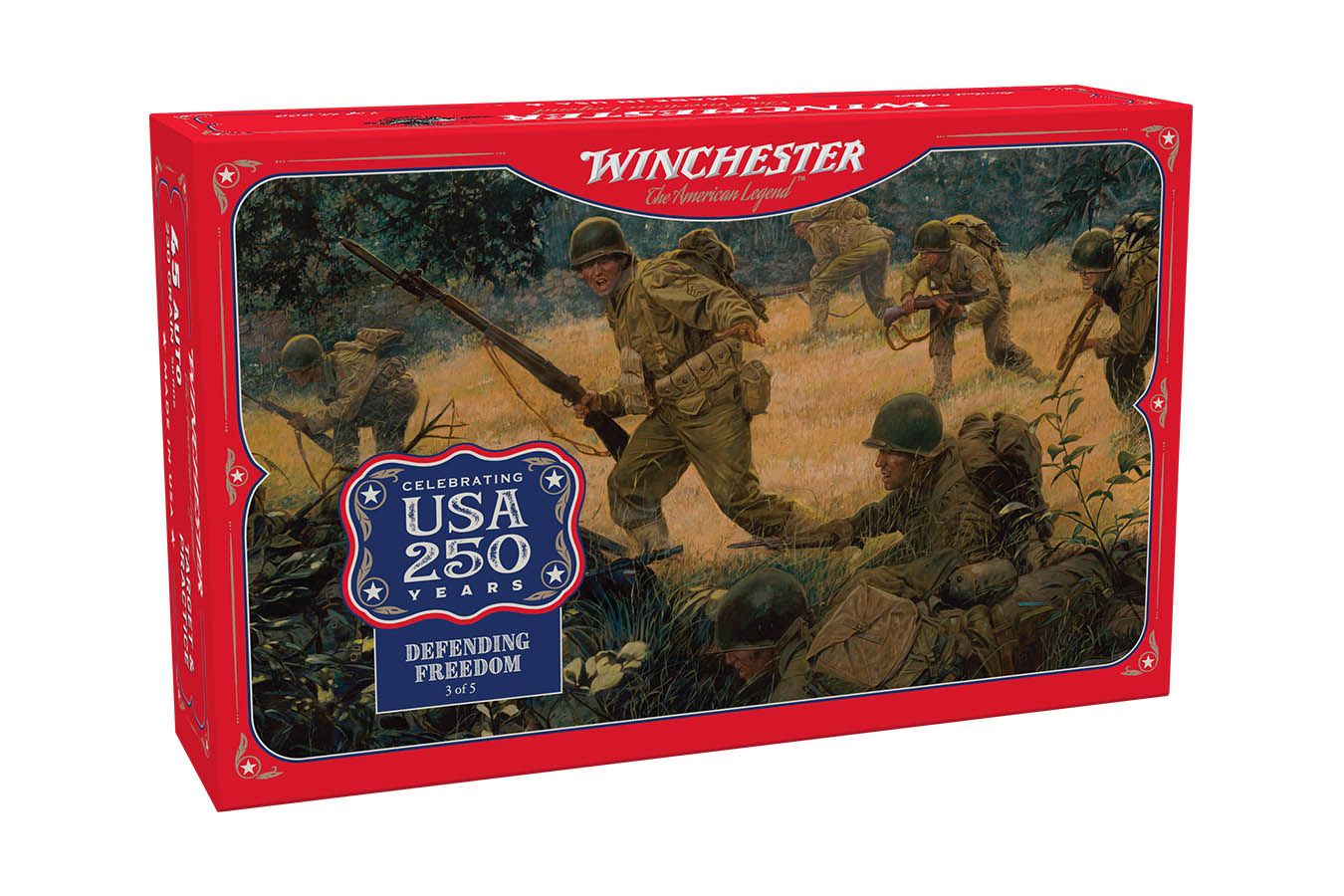 WINCHESTER AMMO 45 ACP 230gr FMJ America 250th Commemorative 50/Box